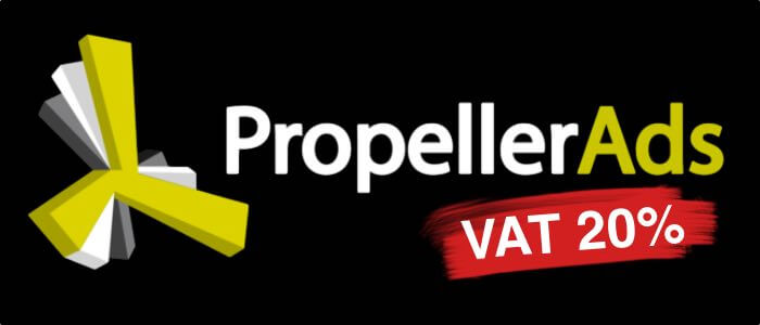 Обходим 20% НДС в Propeller Ads